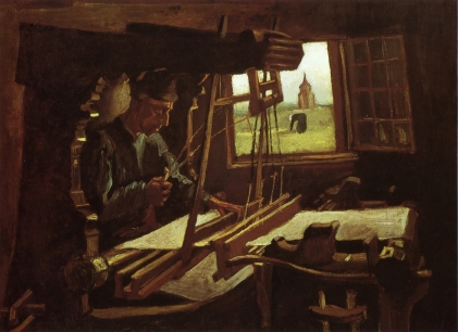 Van Gogh - Weaver near an Open Window - 1884