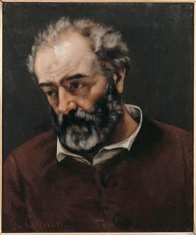 Courbet - Portrait of Paul Chenavard - nd