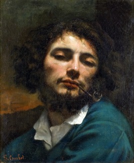 Courbet - Self Portrait (Man with a Pipe) - 1849