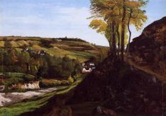 Courbet - Valley of Ornans - 1858